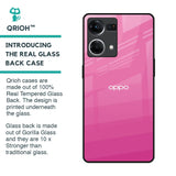 Pink Ribbon Caddy Glass Case for OPPO F21 Pro