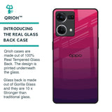 Wavy Pink Pattern Glass Case for OPPO F21 Pro