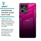 Purple Ombre Pattern Glass Case for OPPO F21 Pro