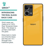 Fluorescent Yellow Glass case for OPPO F21 Pro