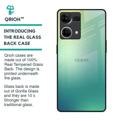 Dusty Green Glass Case for OPPO F21 Pro