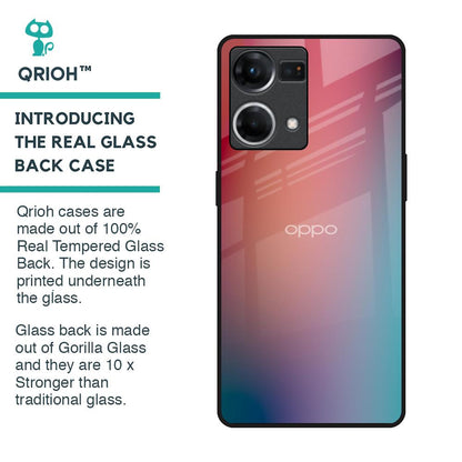 Dusty Multi Gradient Glass Case for OPPO F21 Pro