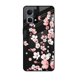 Black Cherry Blossom OPPO F21 Pro 4G Glass Cases & Covers Online