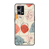 Abstract Faces OPPO F21 Pro 4G Glass Cases & Covers Online