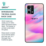Colorful Waves Glass case for OPPO F21 Pro