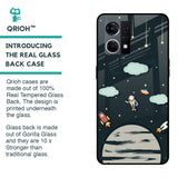 Astronaut Dream Glass Case For OPPO F21 Pro 4G
