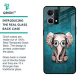 Adorable Baby Elephant Glass Case For OPPO F21 Pro 4G