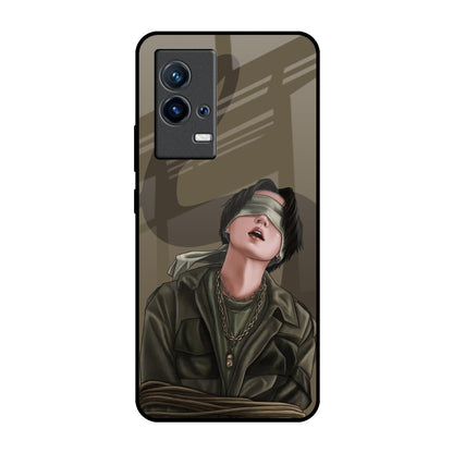 Blind Fold IQOO 9 5G Glass Back Cover Online