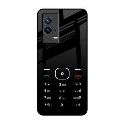 Classic Keypad Pattern IQOO 9 5G Glass Back Cover Online