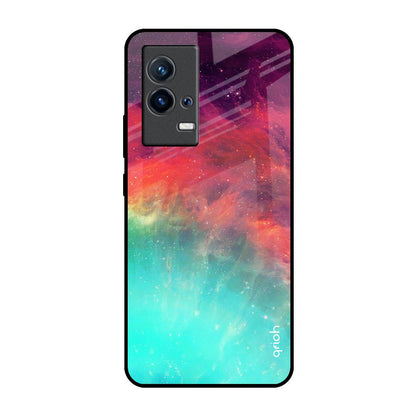 Colorful Aura IQOO 9 5G Glass Back Cover Online