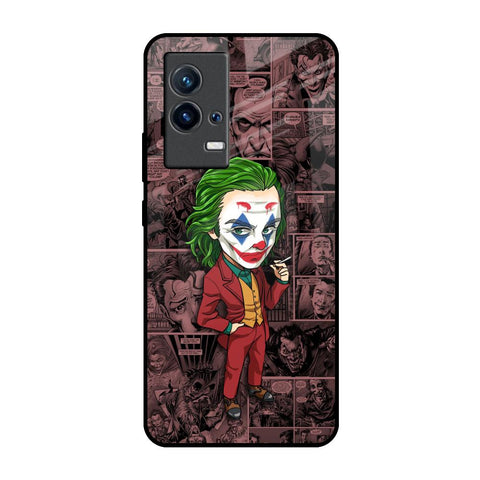 Joker Cartoon IQOO 9 5G Glass Back Cover Online