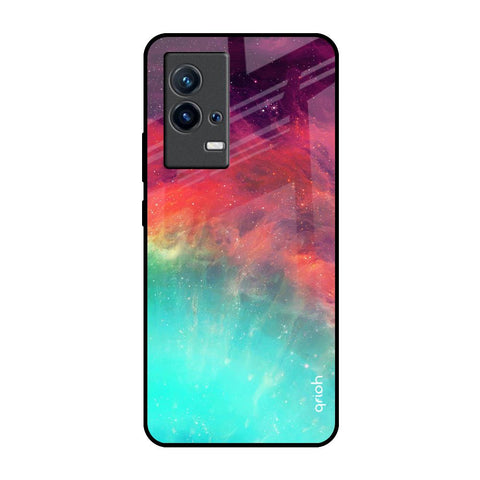 Colorful Aura IQOO 9 5G Glass Back Cover Online