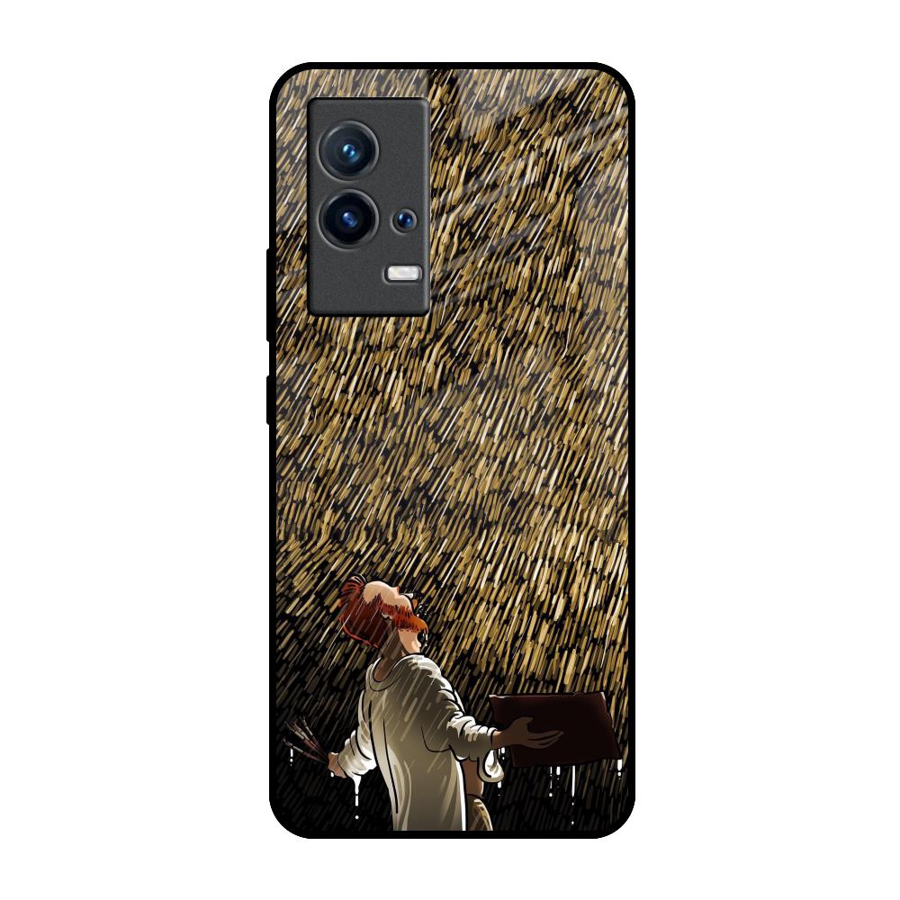 Rain Festival IQOO 9 5G Glass Back Cover Online