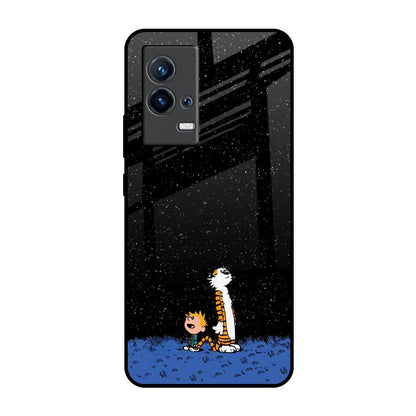 Night Sky Star IQOO 9 5G Glass Back Cover Online