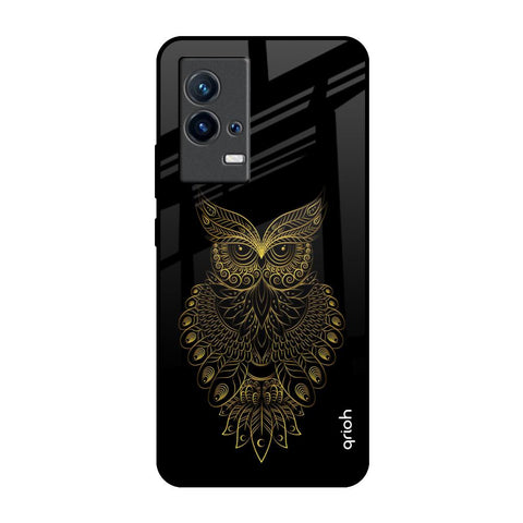 Golden Owl IQOO 9 5G Glass Back Cover Online