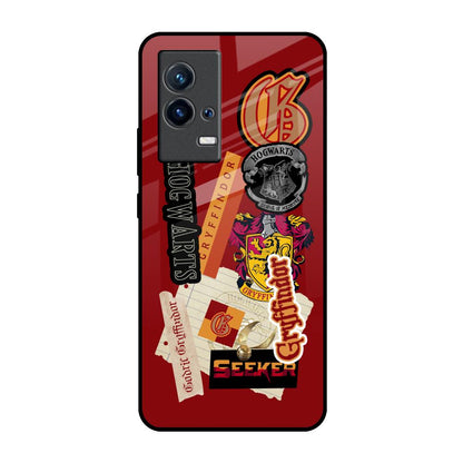 Gryffindor IQOO 9 5G Glass Back Cover Online