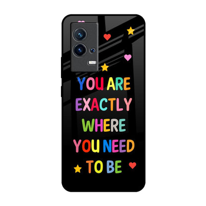 Magical Words IQOO 9 5G Glass Back Cover Online