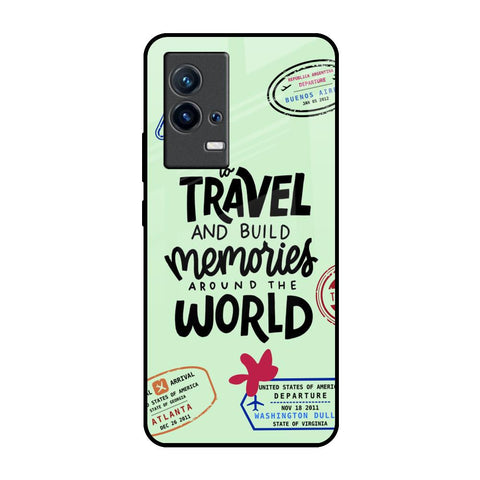 Travel Stamps IQOO 9 5G Glass Back Cover Online