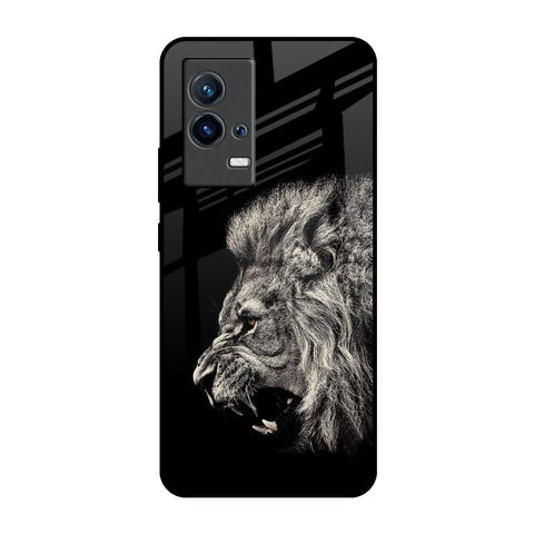 Brave Lion IQOO 9 5G Glass Back Cover Online
