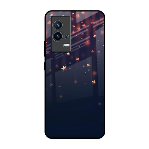 Falling Stars IQOO 9 5G Glass Back Cover Online