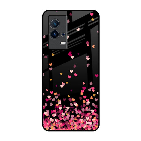 Heart Rain Fall IQOO 9 5G Glass Back Cover Online