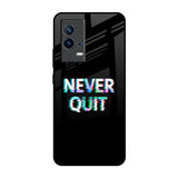 Never Quit IQOO 9 5G Glass Back Cover Online