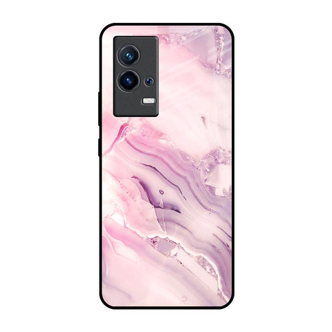 Diamond Pink Gradient IQOO 9 5G Glass Back Cover Online