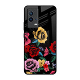 Floral Decorative IQOO 9 5G Glass Back Cover Online