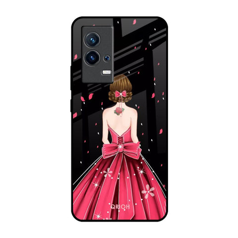 Fashion Princess IQOO 9 5G Glass Back Cover Online