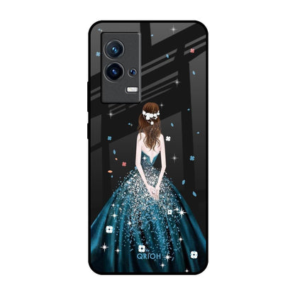 Queen Of Fashion IQOO 9 5G Glass Back Cover Online