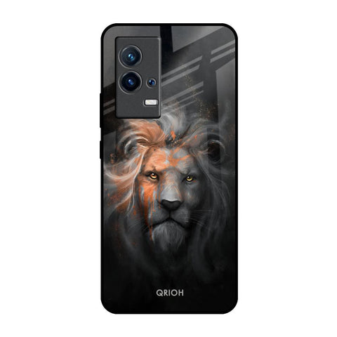 Devil Lion IQOO 9 5G Glass Back Cover Online