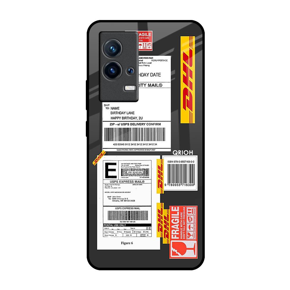 Cool Barcode Label IQOO 9 5G Glass Back Cover Online
