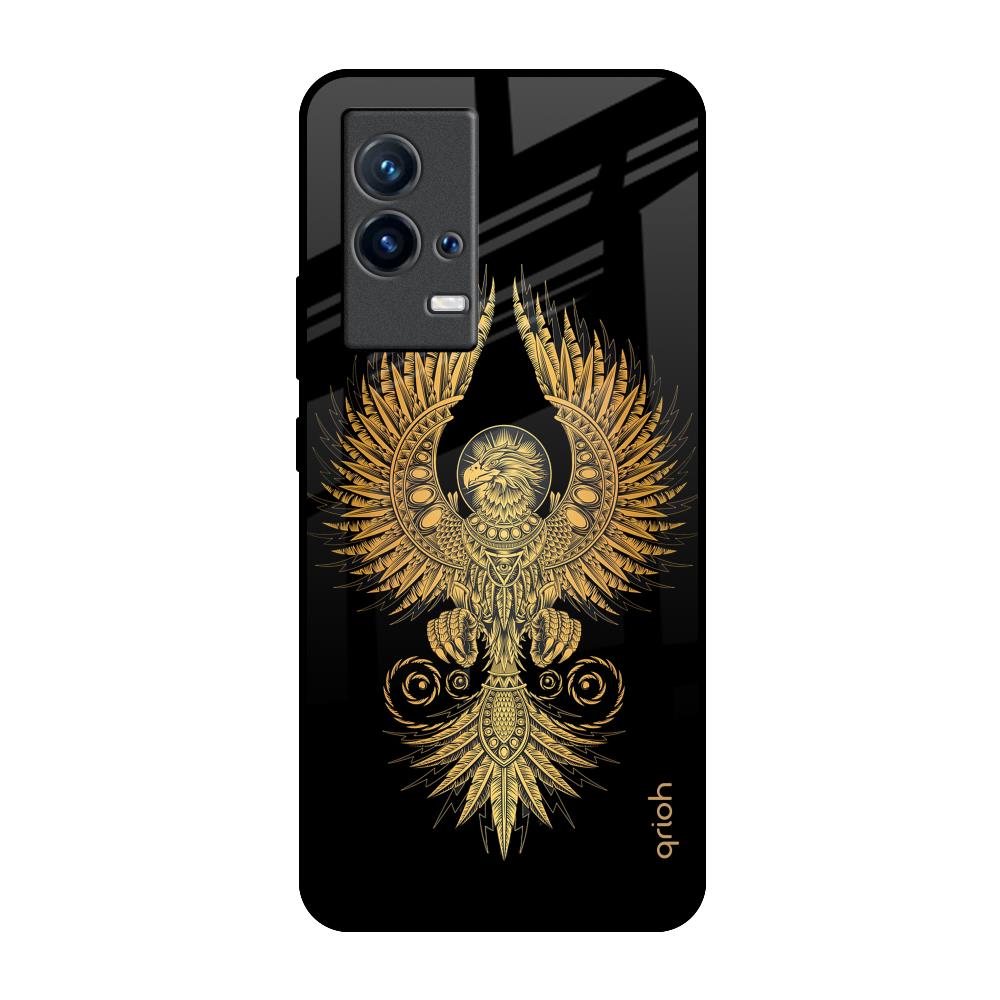 Mythical Phoenix Art IQOO 9 5G Glass Back Cover Online