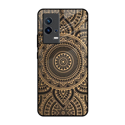 Luxury Mandala IQOO 9 5G Glass Back Cover Online