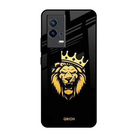 Lion The King IQOO 9 5G Glass Back Cover Online