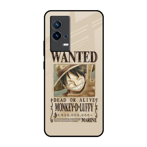 Luffy Wanted IQOO 9 5G Glass Back Cover Online
