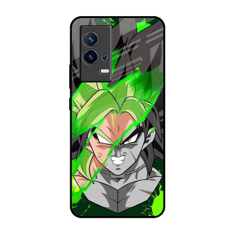 Anime Green Splash IQOO 9 5G Glass Back Cover Online
