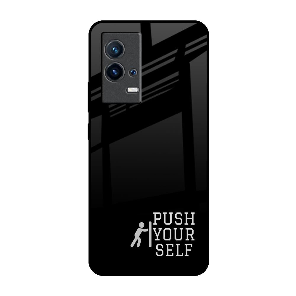 Push Your Self IQOO 9 5G Glass Back Cover Online