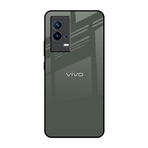 Charcoal IQOO 9 5G Glass Back Cover Online
