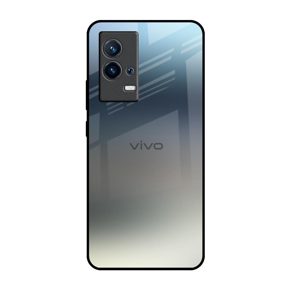 Tricolor Ombre IQOO 9 5G Glass Back Cover Online