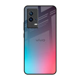 Rainbow Laser IQOO 9 5G Glass Back Cover Online