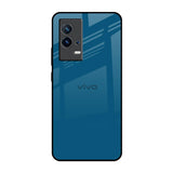 Cobalt Blue IQOO 9 5G Glass Back Cover Online