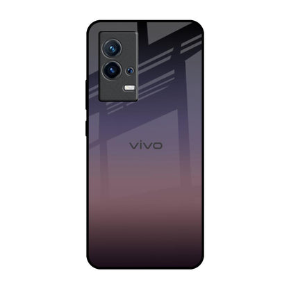 Grey Ombre IQOO 9 5G Glass Back Cover Online