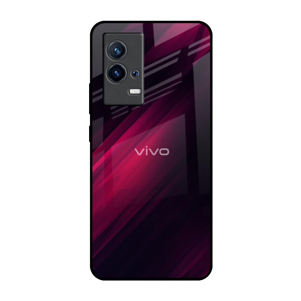 Razor Black IQOO 9 5G Glass Back Cover Online