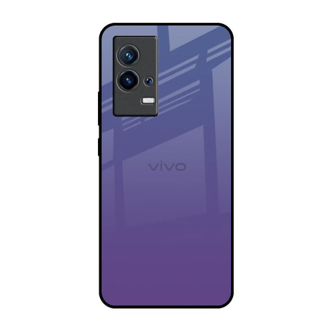 Indigo Pastel IQOO 9 5G Glass Back Cover Online