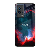 Brush Art IQOO 9 5G Glass Back Cover Online