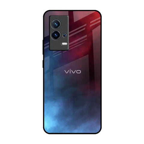 Smokey Watercolor IQOO 9 5G Glass Back Cover Online