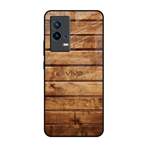 Wooden Planks IQOO 9 5G Glass Back Cover Online