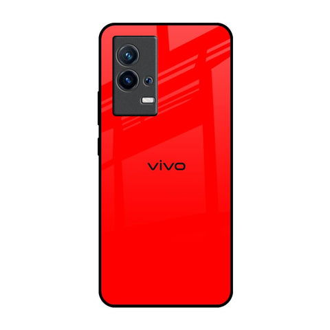 Blood Red IQOO 9 5G Glass Back Cover Online