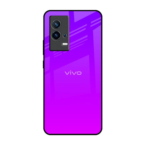 Purple Pink IQOO 9 5G Glass Back Cover Online